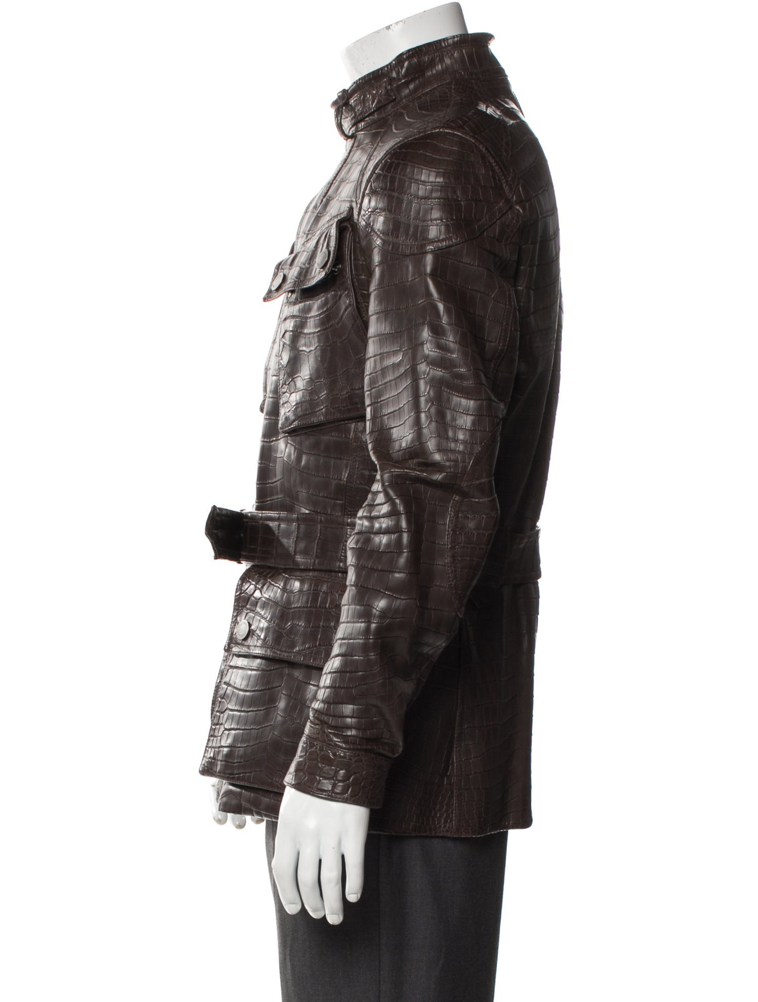 Belstaff Crocodile Moto Jacket